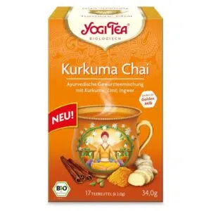 Yogi Kurkuma Chai tea  BIO 17 filter