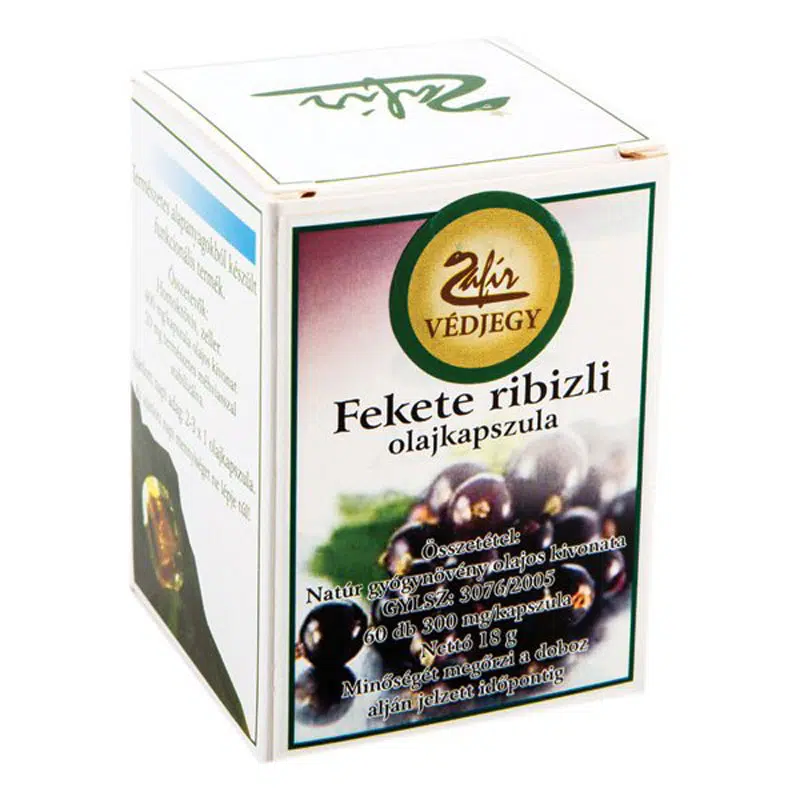 Zafir fekete ribizli olajkapszula 60db