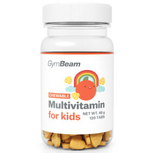 GymBeam multivitamin rágótabletta gyerekeknek (narancs) 120db