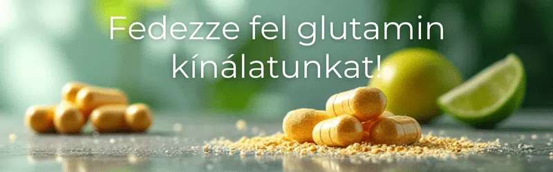 Válassz edzés utáni glutamin kiegészítőt kínálatunkból itt! Válassz edzés utáni glutamin kiegészítőt kínálatunkból itt!
