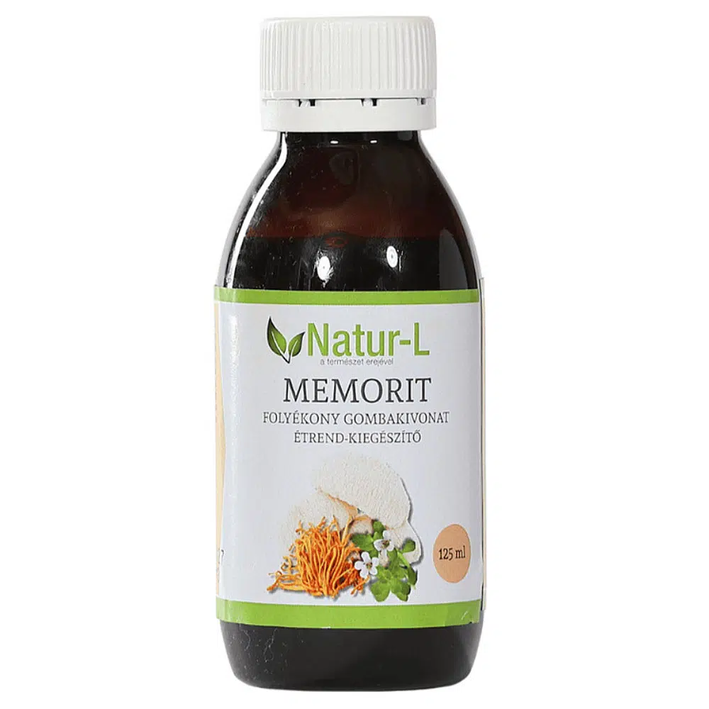 Natur-L Memorit folyékony gyógygomba kivonat - 125ml