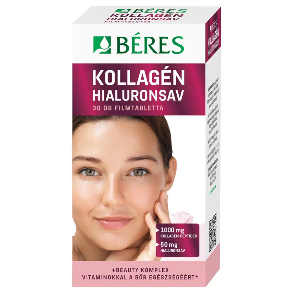 Béres Kollagén+Hialuronsav filmtabletta - 30db