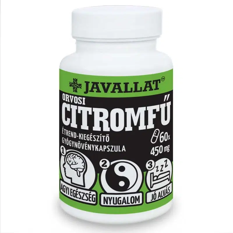 Javallat Orvosi citromfű kapszula 60db