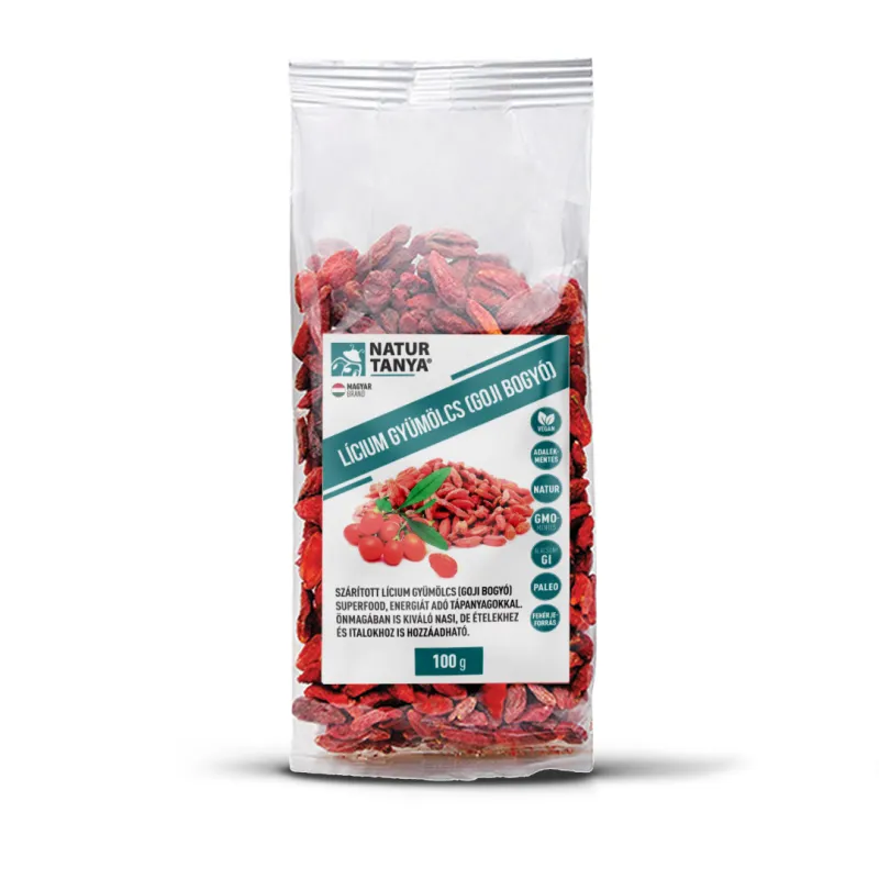 Natur Tanya Lícium gyümölcs (Lycium Barbarum, Goji bogyó) - 100g
