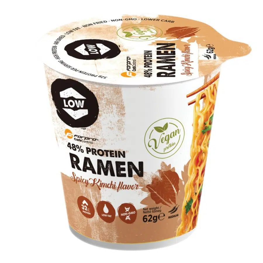 Forpro 48% Protein RAMEN Instant leves Spicy Kimchi ízben - 62g