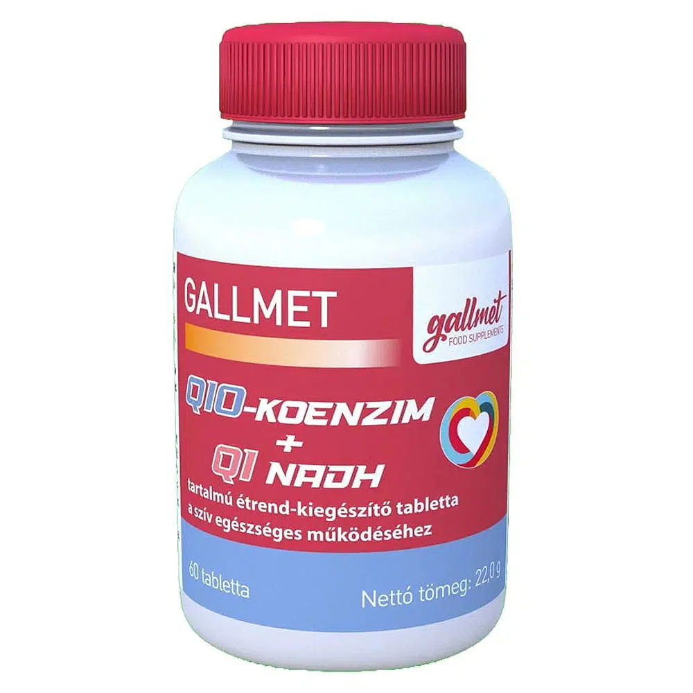 Gallmet Q10 koenzim + Q1 NADH 60db