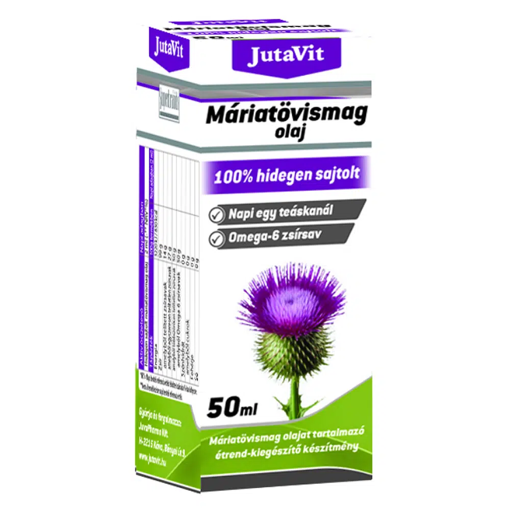 JutaVit Máriatövismag olaj - 50ml
