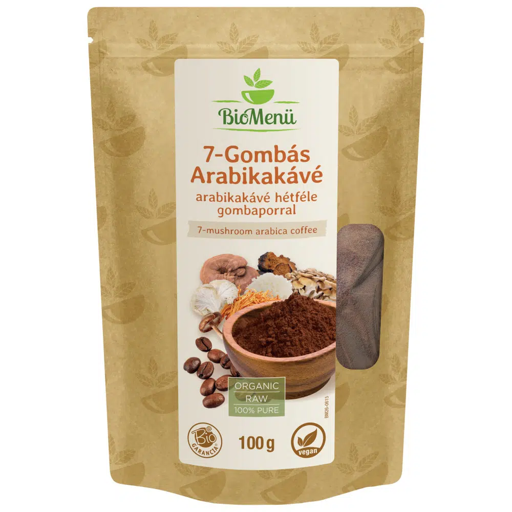 BioMenü bio 7-GOMBÁS Arabikakávé - 100g