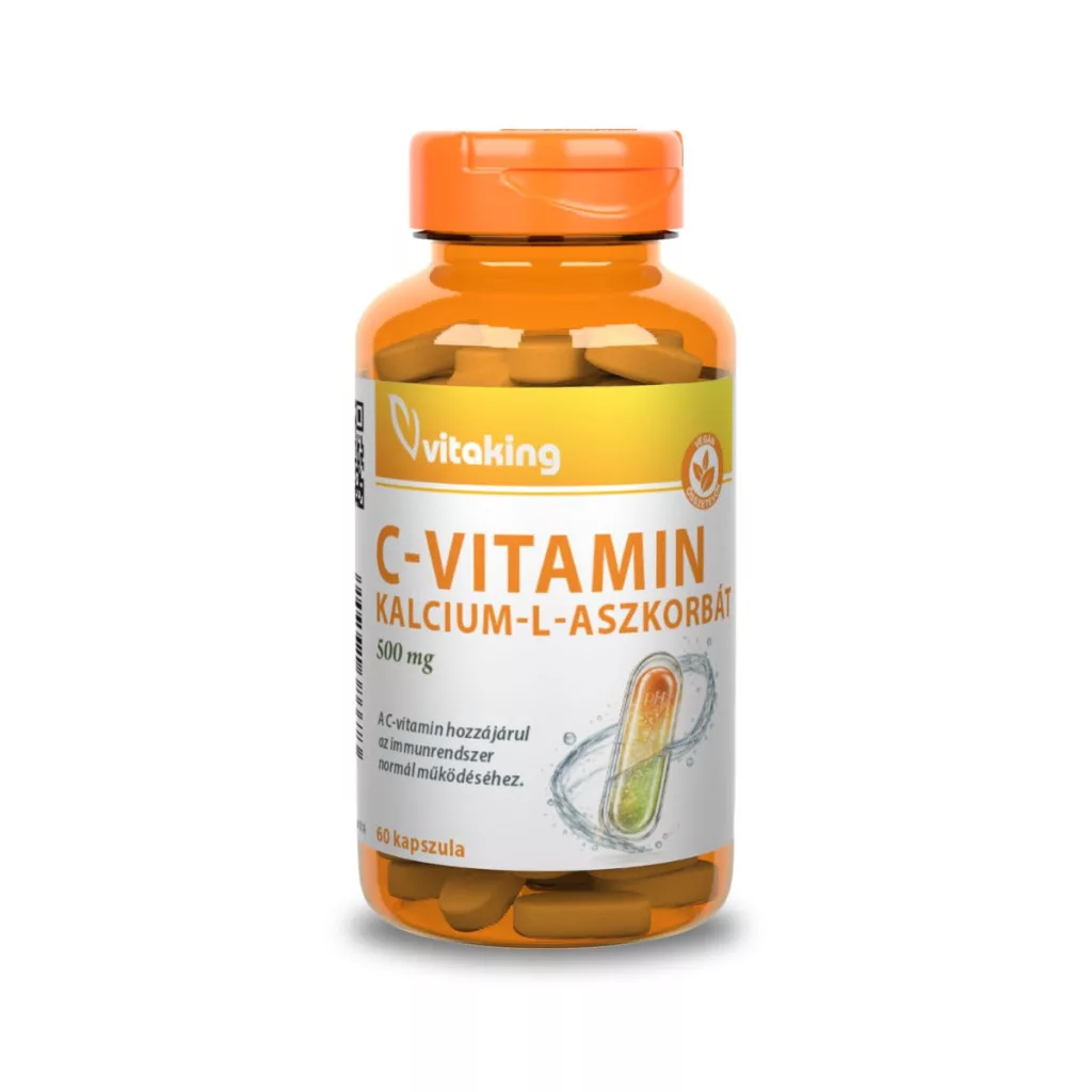 Vitaking C-vitamin Kalcium L-Aszkorbát kapszula - 60db - Image 2