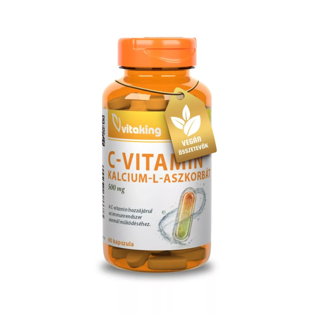 Vitaking C-vitamin Kalcium L-Aszkorbát kapszula - 60db - Image 3