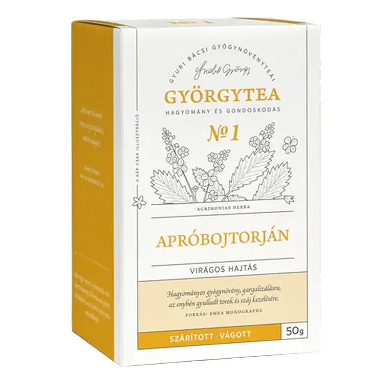 Györgytea Apróbojtorján virágos hajtás - 50g