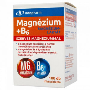 InnoPharm Magnézium-laktát + B6 filmtabletta 100db