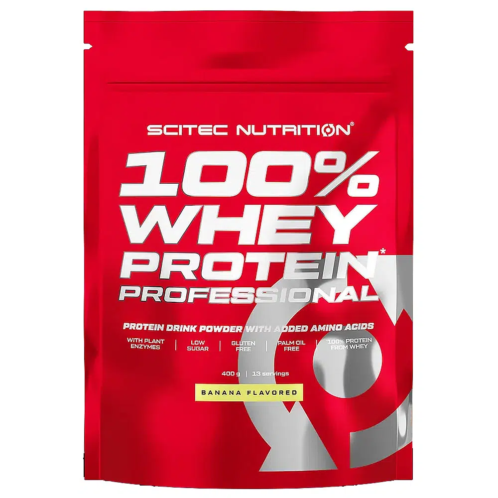 Scitec Nutrition 100% Whey Protein Professional banán - 400g