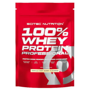 Scitec Nutrition 100% Whey Protein Professional vanília-erdei gyümölcs - 400g