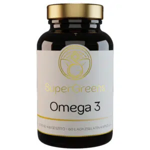 SuperGreens Omega-3 Halolaj lágyzselatin kapszula - 60db
