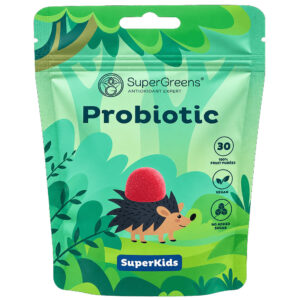 SuperGreens SuperKids Probiotikus formázott gyümölcspüré falatkák gyerekeknek - 30db