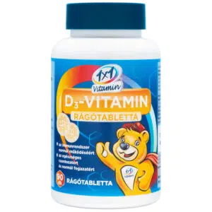 1x1 Vitamin D3-vitamin 400 NE rágótabletta napocska - 90db