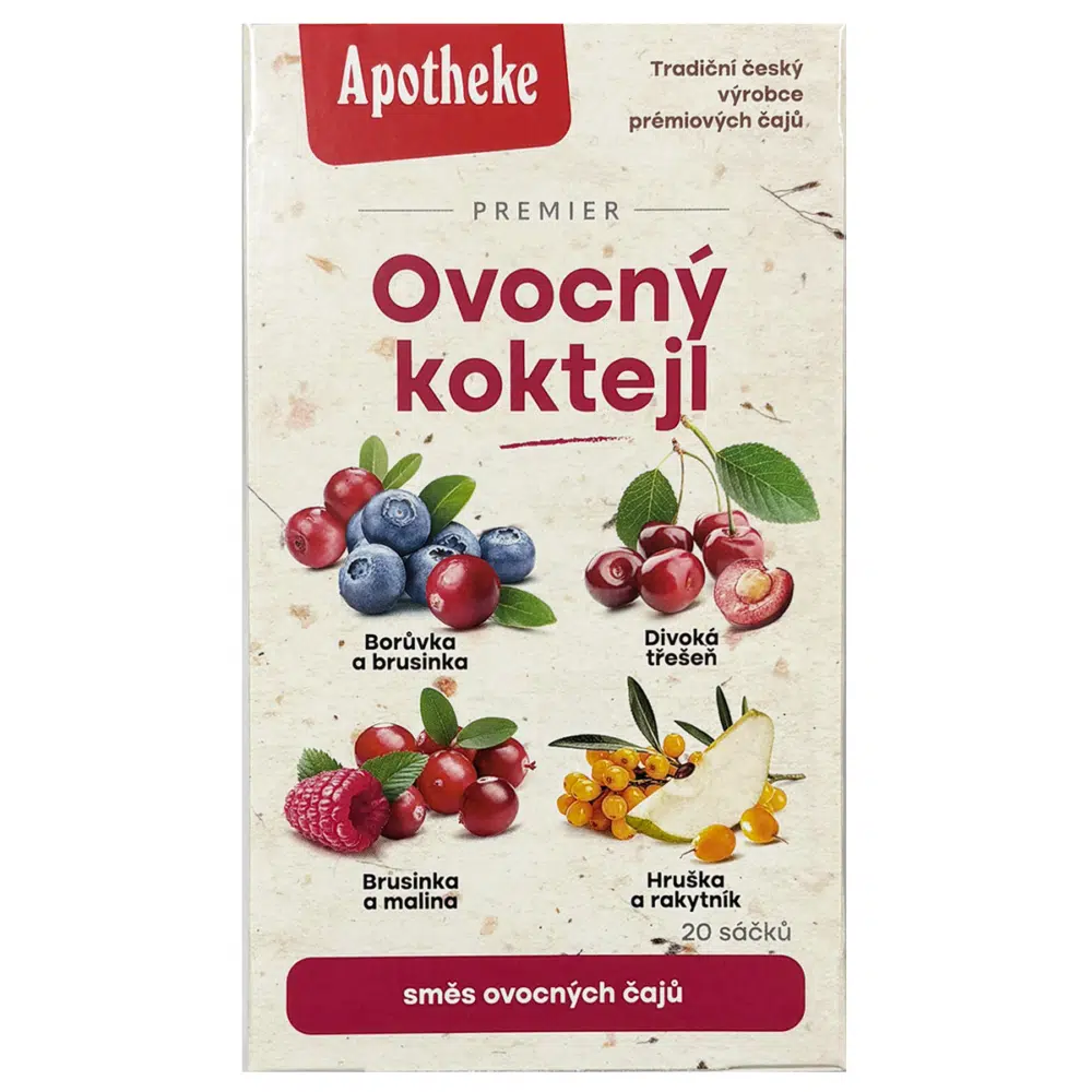 Apotheke gyümölcskoktél, vegyes gyümölcs tea 20 filter