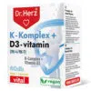 Dr. Herz K-Komplex + D3-vitamin kapszula - 60db