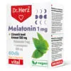 Dr. Herz Melatonin 1 mg + Citromfű levél kivonat kapszula - 60db