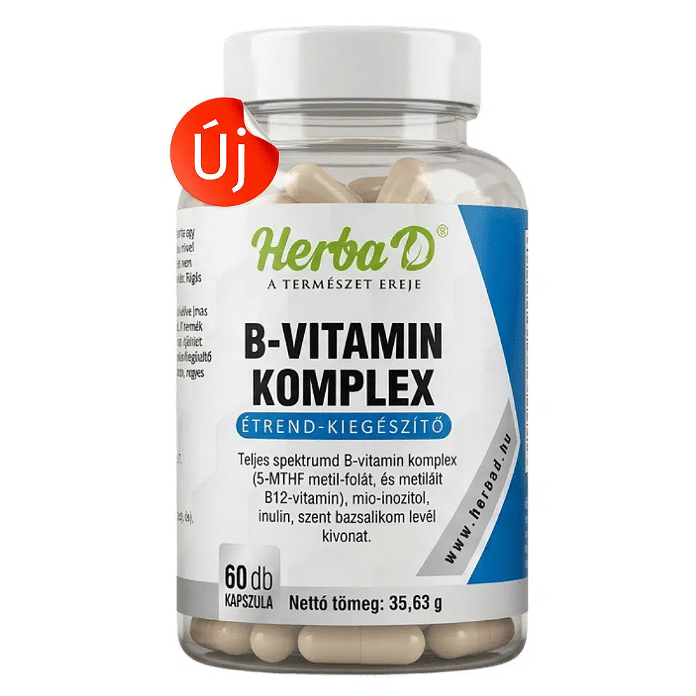 Herba-D B-vitamin komplex kapszula - 60db