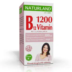 Naturland B12-vitamin 1200 µg tabletta - 100db
